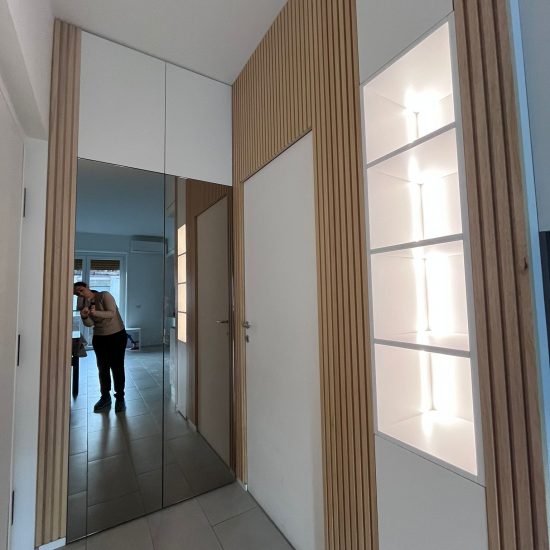 Arredamento su misura di un ingresso